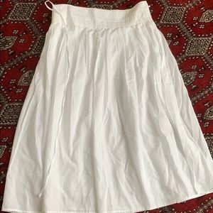 Vince pleated skirt, xs, white